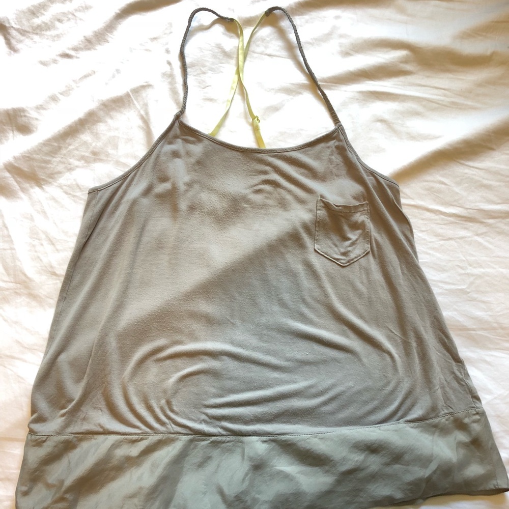 CLUB MONACO crisscross back tanktop XS